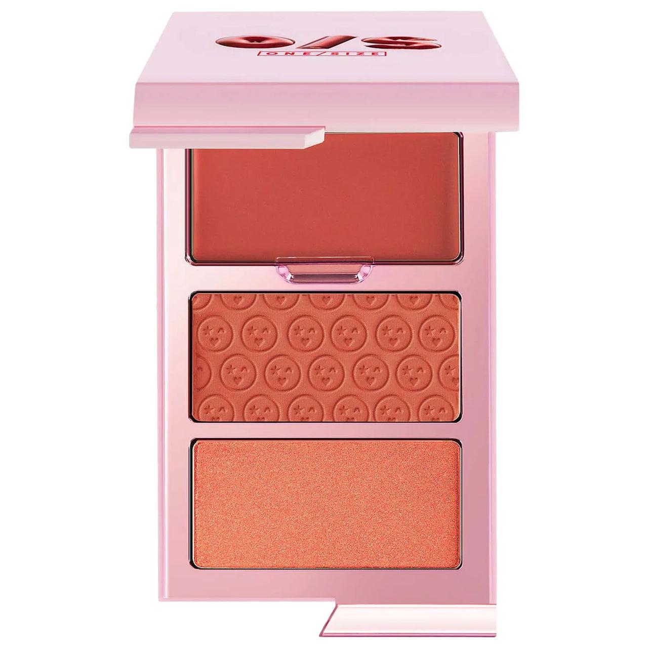 One/Size - Cheek Clapper 3D Blush Trio Palette - Freaky Peach