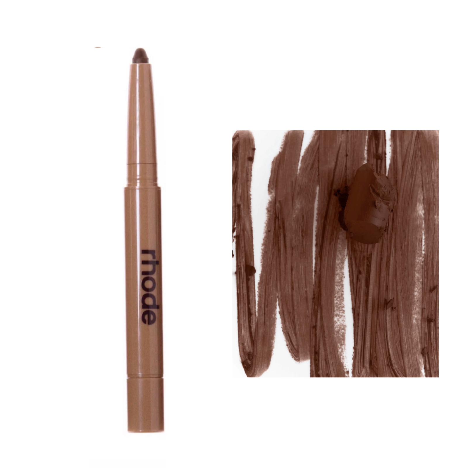 Rhode - peptide lip shape - stretch , neutral mocha brown