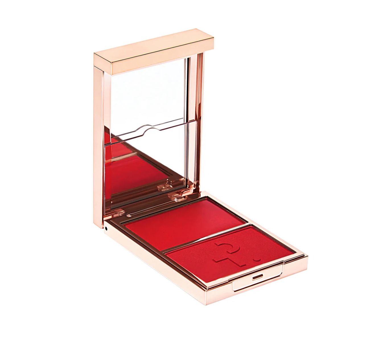 PATRICK TA  Major Headlines Double-Take Crème &amp;amp; Powder Blush Duo - She Left Me On Red - warm vivid red