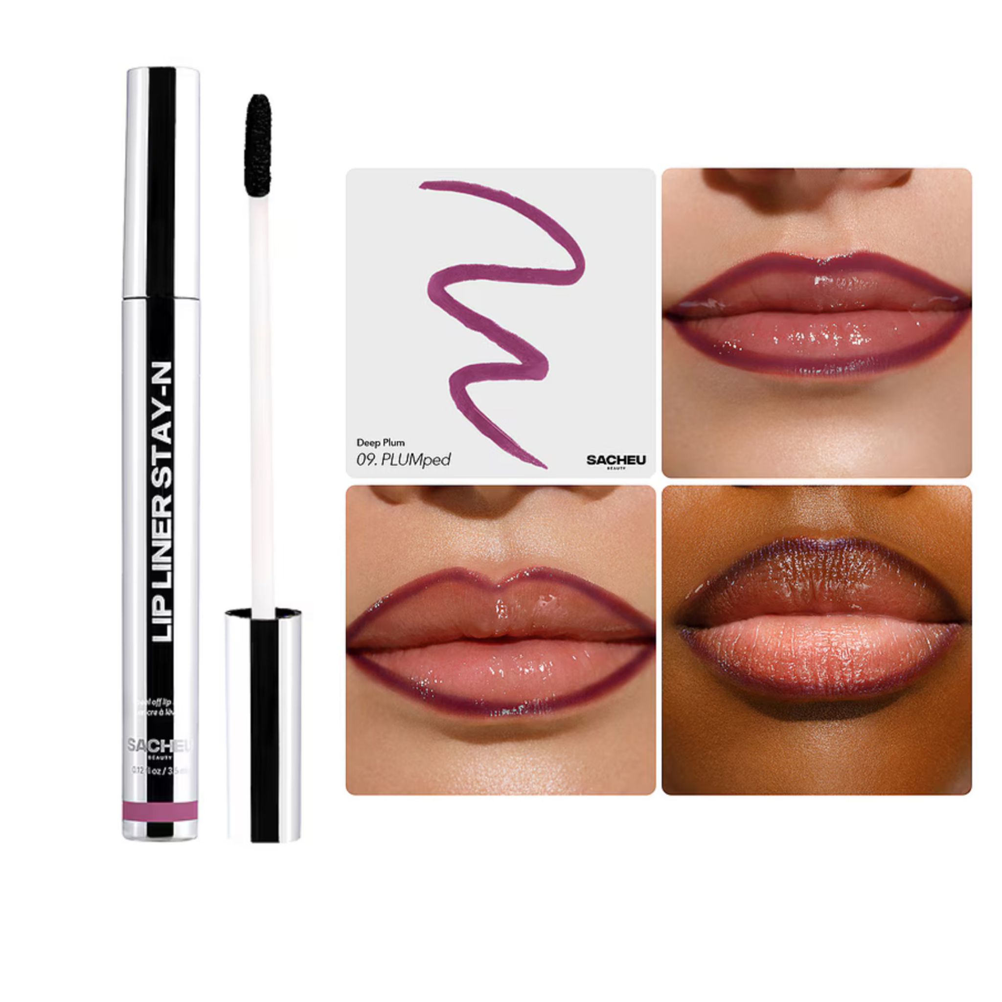 LIP LINER STAY-N PEEL OFF LIP LINER Sacheu - 09 Plumped