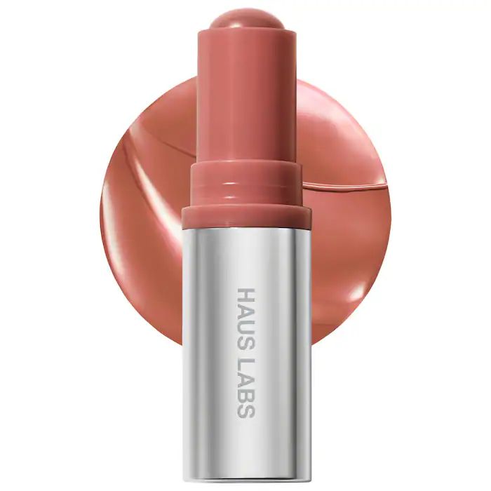HAUS LABS BY LADY GAGA  Color Fuse Longwear Hydrating Glassy Lip + Cheek Blush Balm Stick - glassy ginger