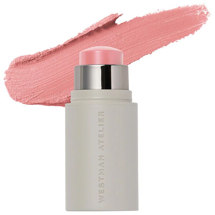 Westman Atelier  Mini Petite Baby Cheeks Lip + Cheek Cream Blush Stick - coquette