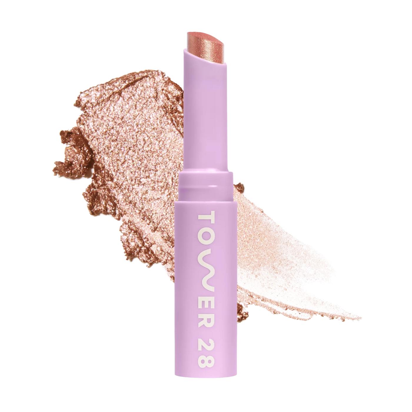 Tower 28 GoGo Cooling Shimmer Eyeshadow Avalon True Pink