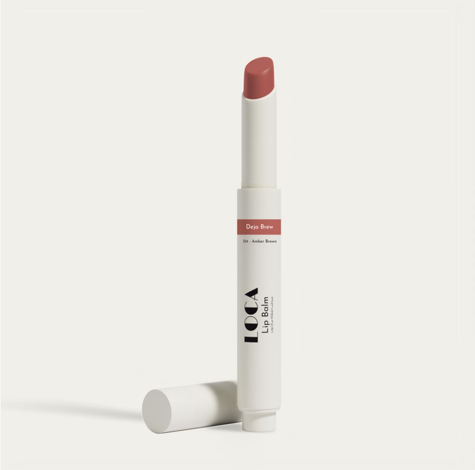 Loca Deja Brew 04 Amber Brown Lip Balm