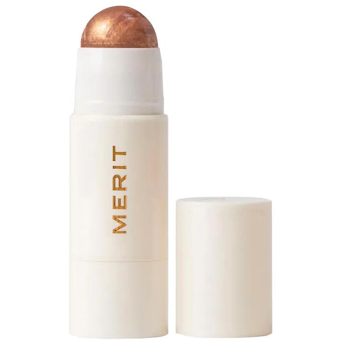 MERIT  Day Glow Dewy Highlighting Balm - solstice , neutral bronze