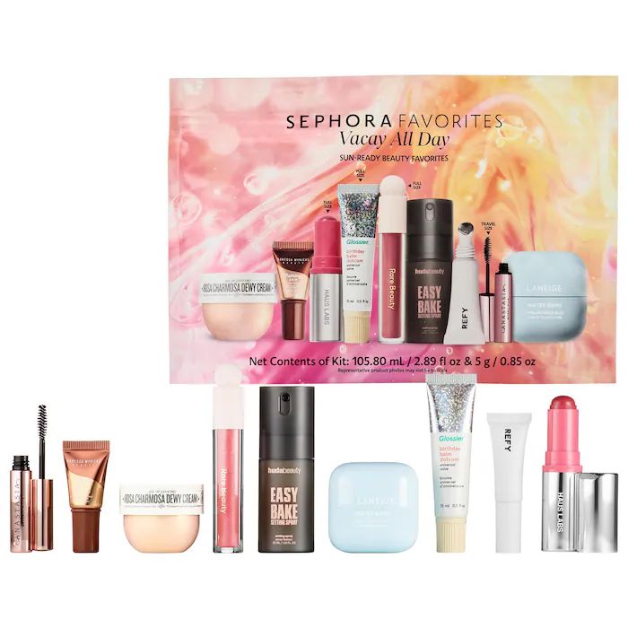 Sephora Favorites Vacay All Day Sun-Ready Beauty Favorite Makeup and Skincare Value Set