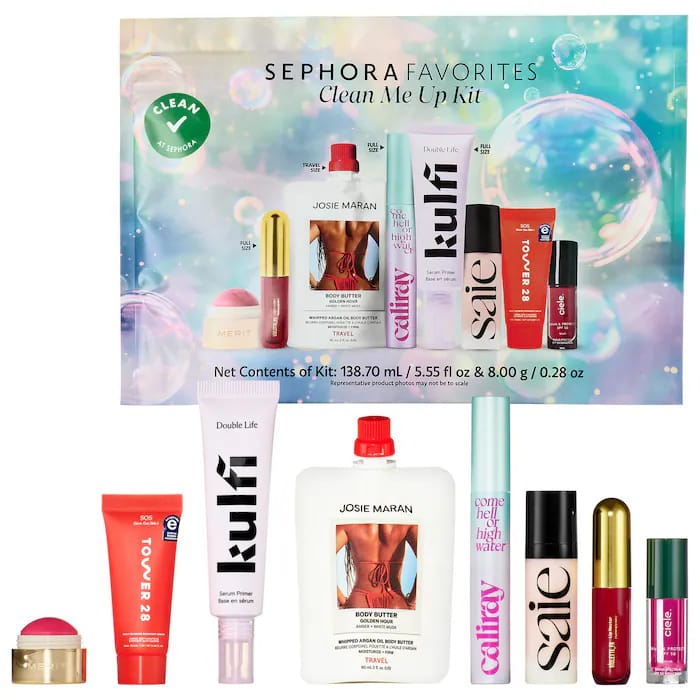 SEPHORA FAVORITES Clean Me Up Kit(138.70ml/5.55 fl oz &amp; 8.00g/0.28 oz)