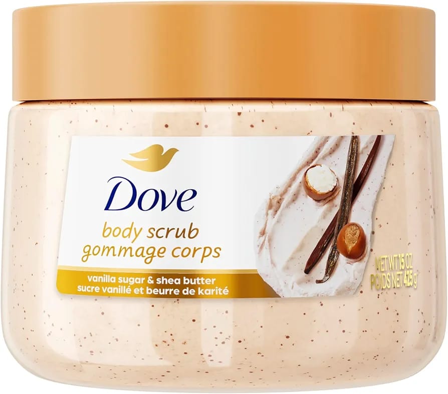 Dove Body Scrub Gommage Corps Vanilla Sugar &amp; Shea Butter 425g