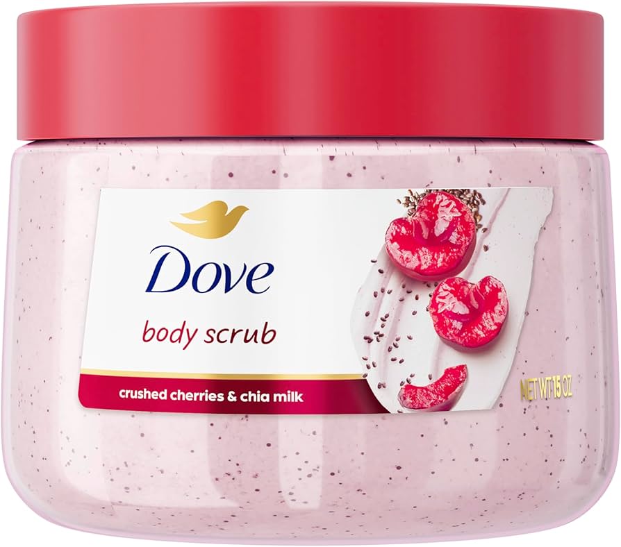 Dove Body Scrub Gommage Corps Crushed Cherries &amp; Chis Milk