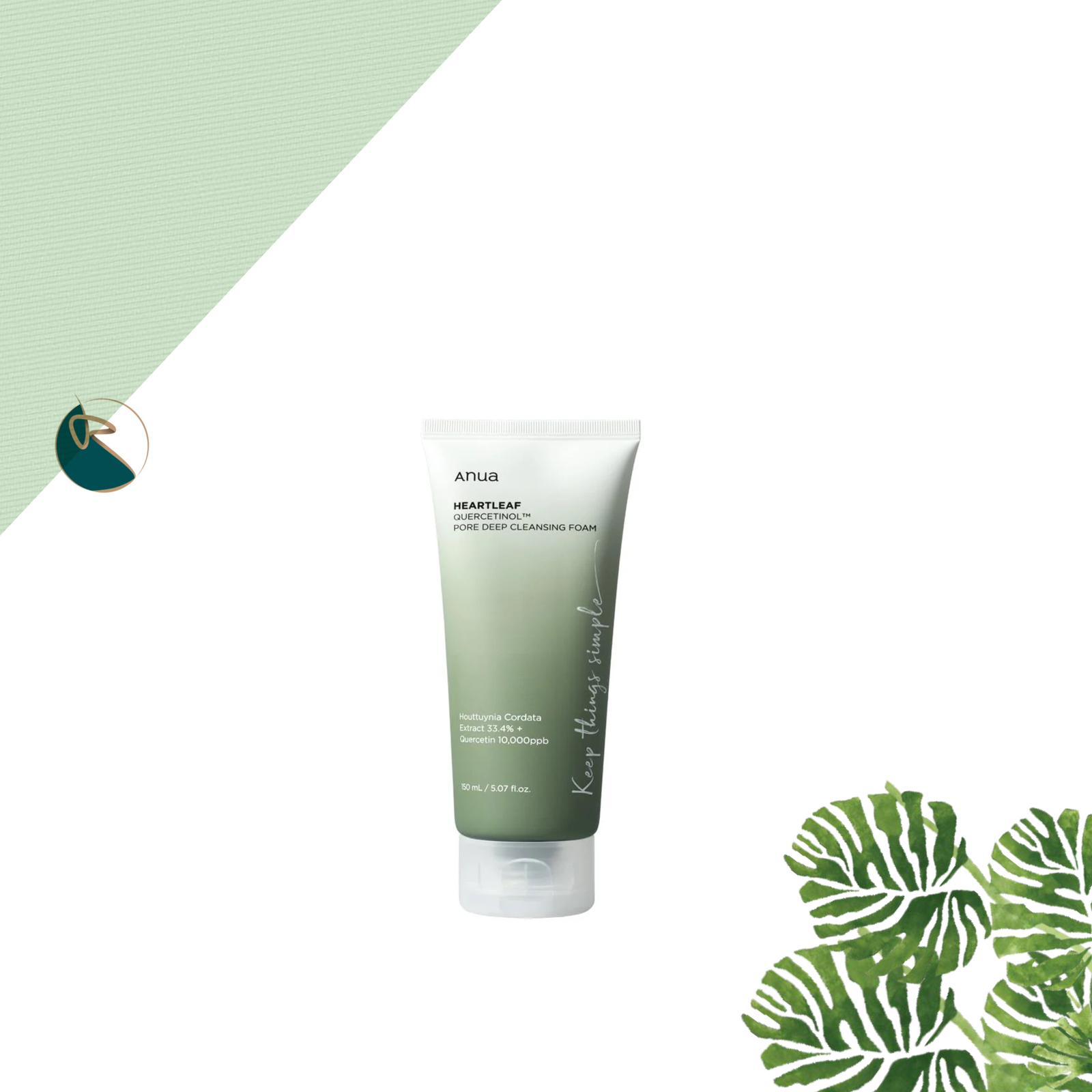 Anua Heartleaf Quercetinol Pore Deep Cleansing Foam 150Ml