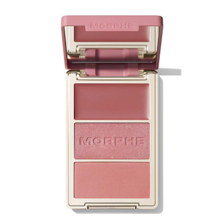 Morphe - Cheek Thrills Multi-Finish Face Trio - HONEYMOON SUITE