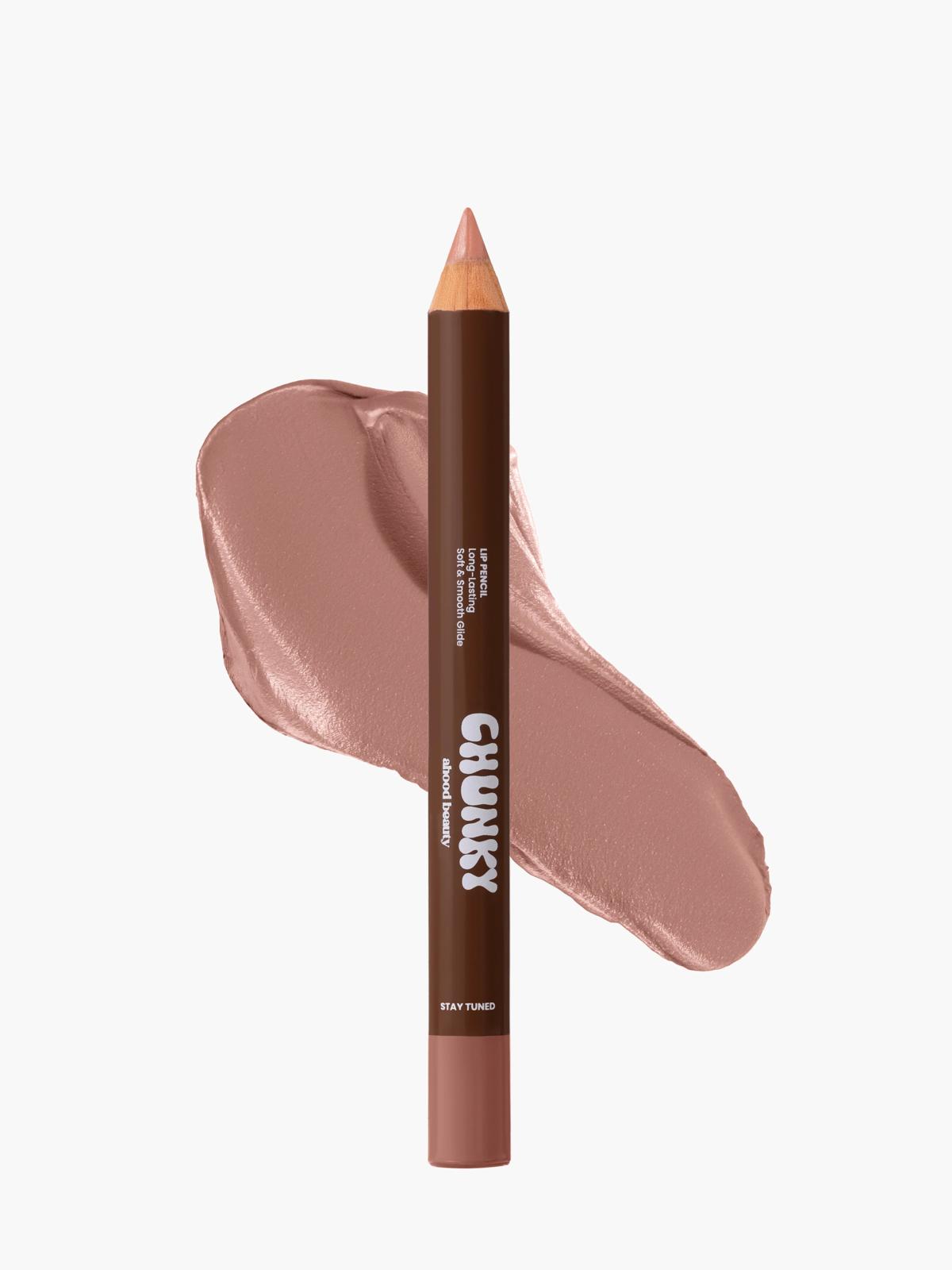 AHOOD BEAUTY Chunky Lip Pencil Long-Lasting Soft &amp; Smooth Glide -  STAY TUNED