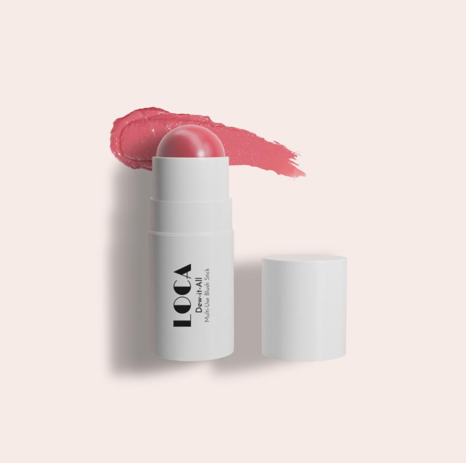Loca dew it all multi use blush stick - casually cool coral pink 02