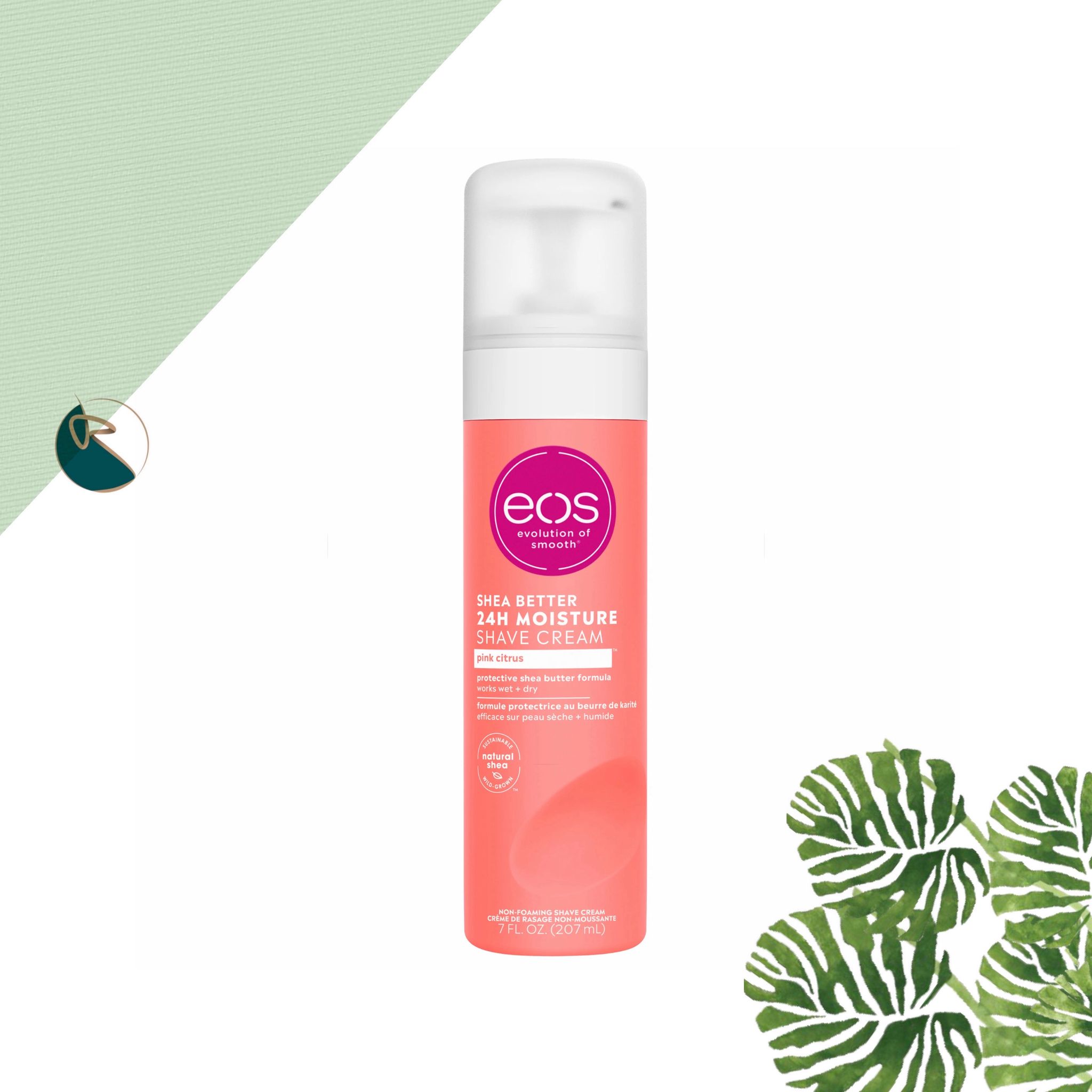 eos Pink Citrus Shave Cream 207ml