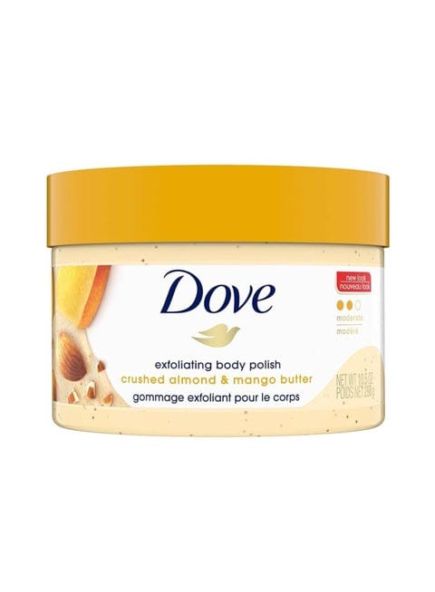 Dove Crushed Almond &amp; Mango Butter Body Polish 298G