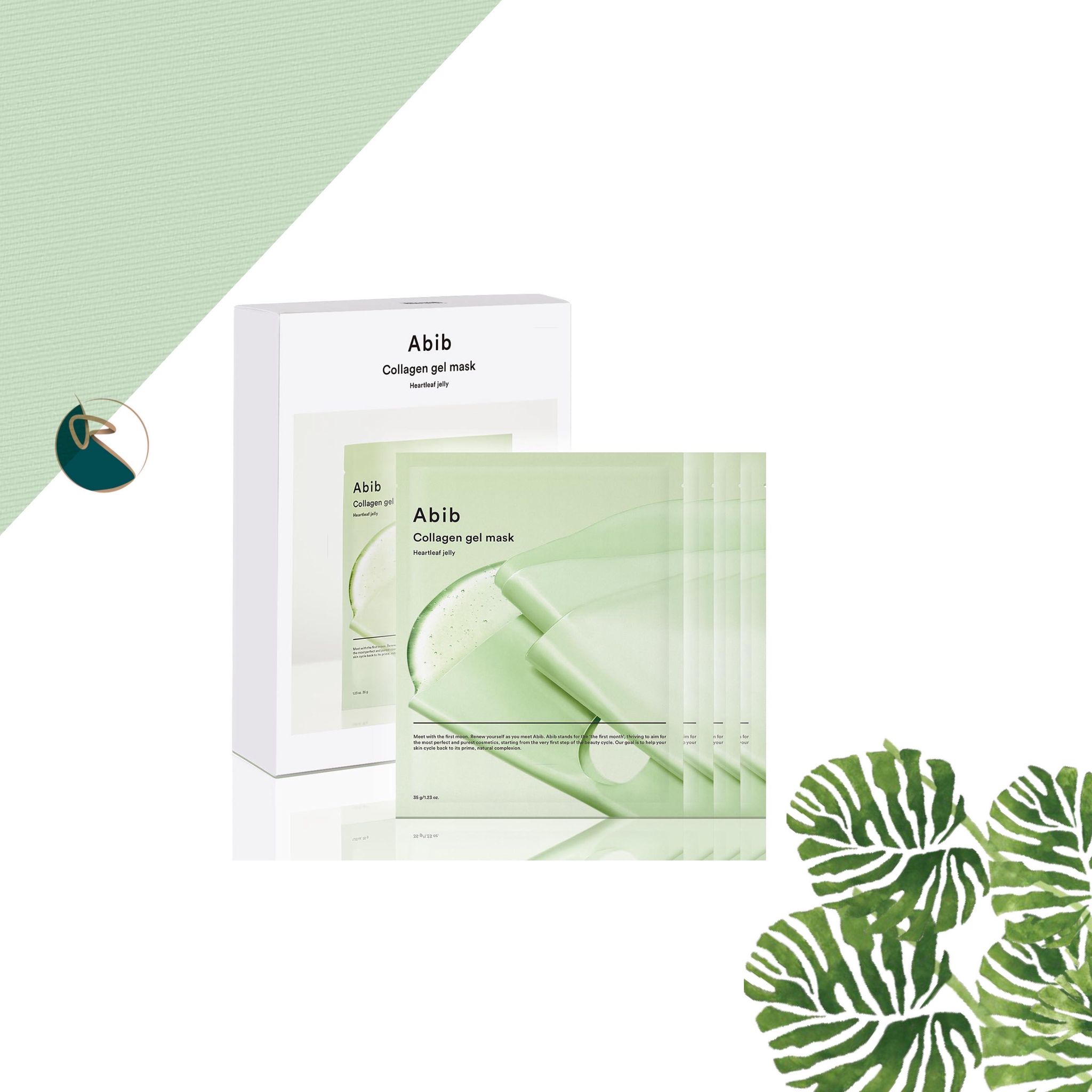 Abib Collagen gel mask Heartleaf jelly 35g * 10 sheets