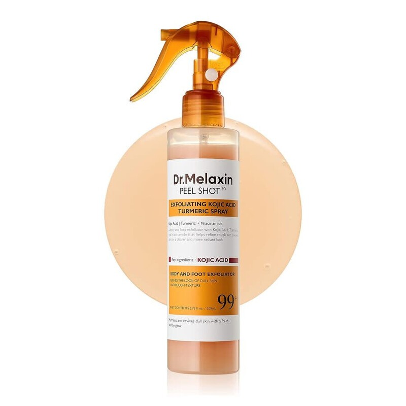 Dr.Melaxin Peel Shot Kojic Acid Turmeric Body Exfoliator Spray 200ml