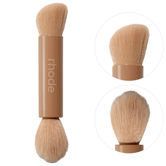 rhode Pocket Brush Double-Ended Makeup Brush
