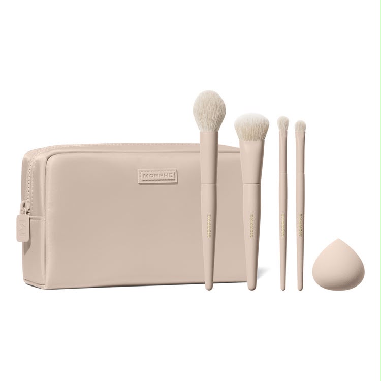 Morphe OAT LATTE 5-PIECE FACE &amp; EYE BRUSH SET