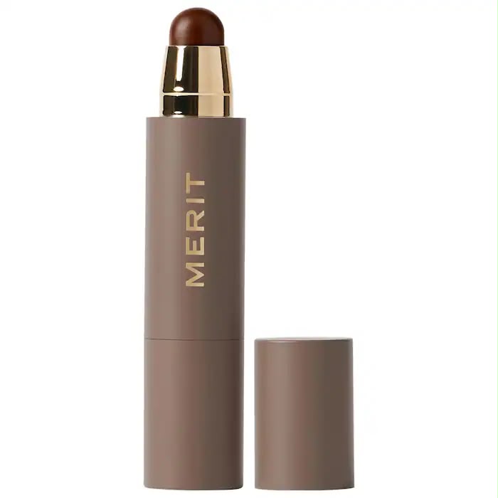 MERIT The Minimalist Perfecting Complexion Foundation and Concealer Stick - umber