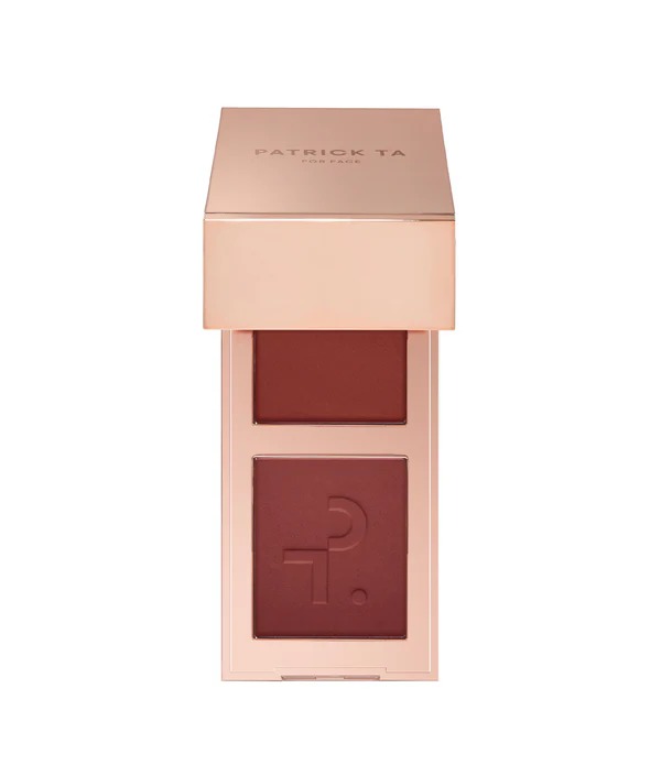 PATRICK TA  Mini Major Headlines Double-Take Crème &amp; Powder Blush Duo - SHE KNOWS WHO SHE IS