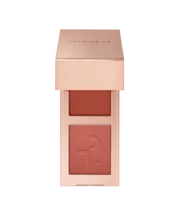 PATRICK TA  Mini Major Headlines Double-Take Crème &amp; Powder Blush Duo - SHE’S BLUSHING