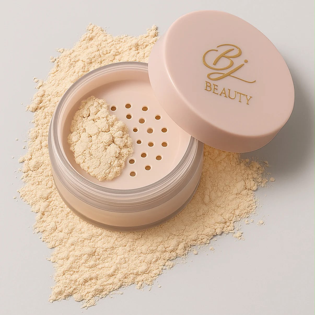 Bj Beauty Setting & Mattifying Loose Powder - Banana
